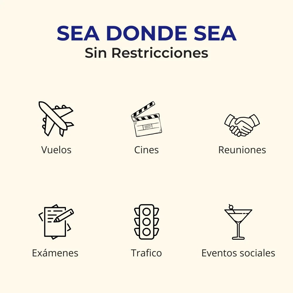 Sea donde sea Sin restricciones
